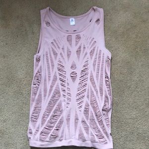 90 Degree by Reflex Pink Workout/Yoga Tank